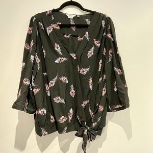 Reitmans wrap blouse